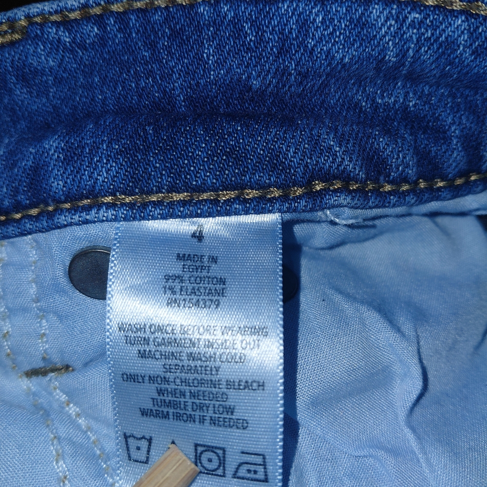 Aeropostale Women's Straight Leg Blue Jeans Mom Jean Sz 4 - Picture 10 of 12